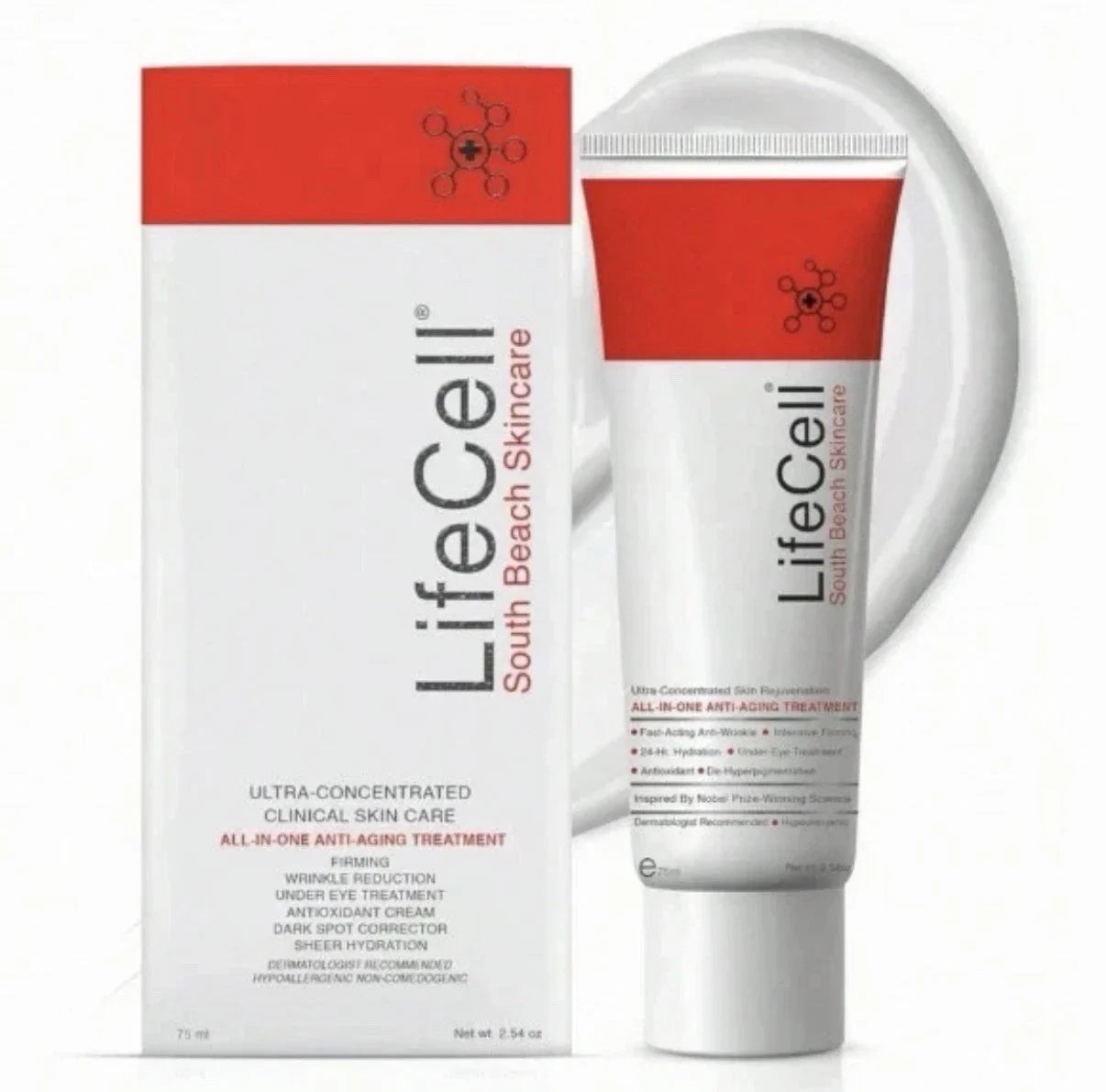 LifeCell South Beach Clinical Skincare All-In-One Anti-Aging Treatment